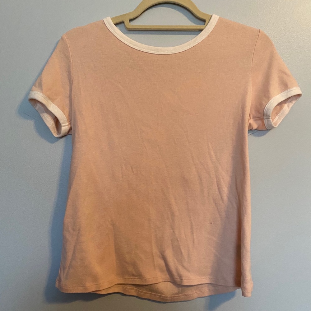 Baby pink super soft crew neck